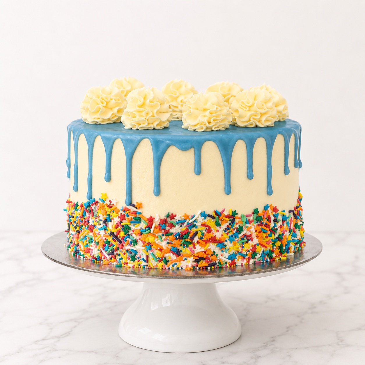 Drip & Sprinkle Cake