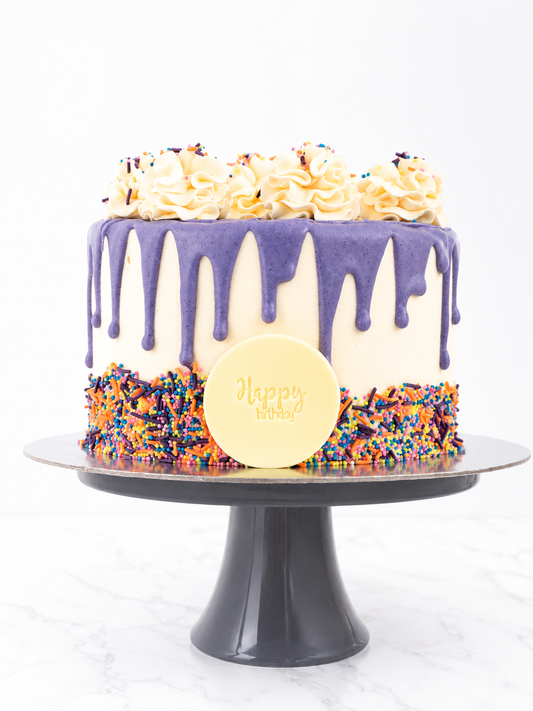 Drip & Sprinkle Cake